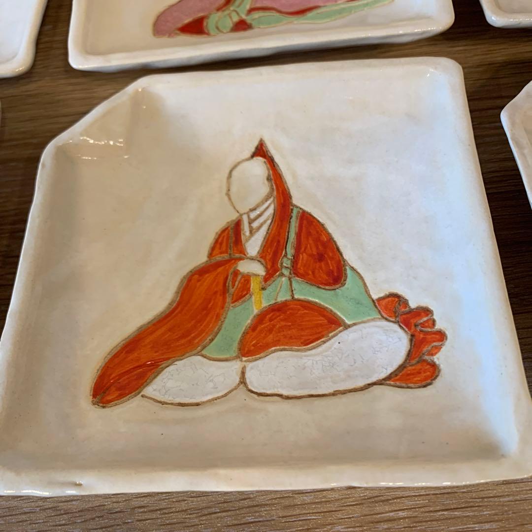 水月焼 皿 6客 好川恒方 大珍品 48