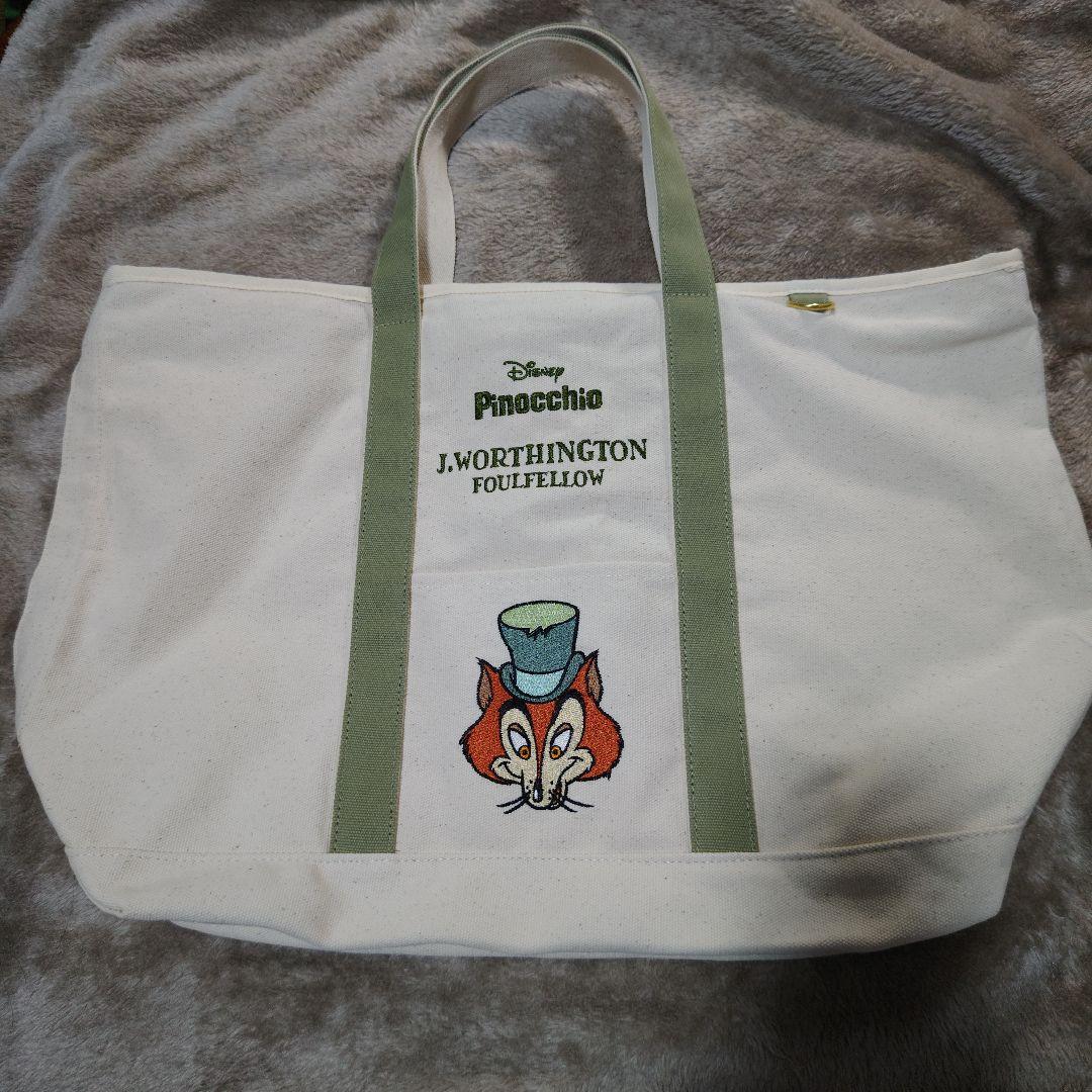 ファウルフェロー トートバッグ 正直ジョン ディズニーストア バッグ
