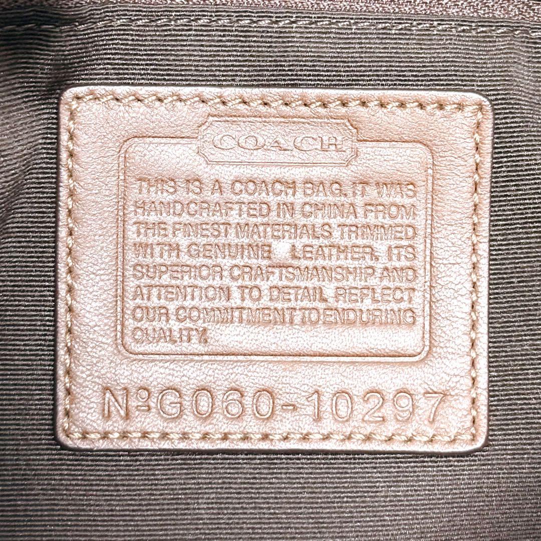 COACH コーチ ソーホー ワンショルダーバッグ レザー キャンバス ブラウン