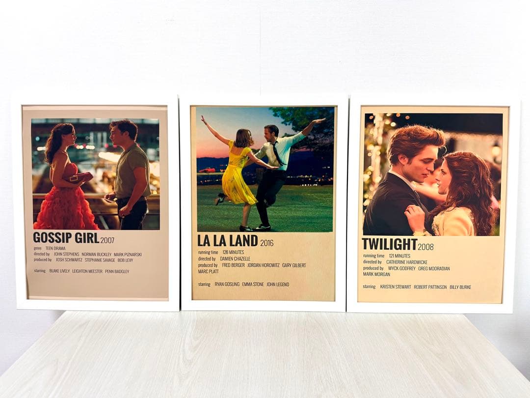 No.296フレーム付きキャンバスアート　映画ポスター　ゴシップガール　絵画