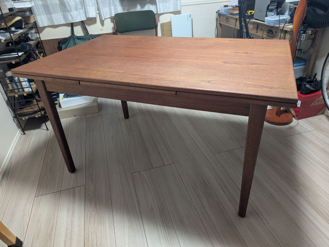 エクステンションダイニングテーブル チーク デンマーク 北欧