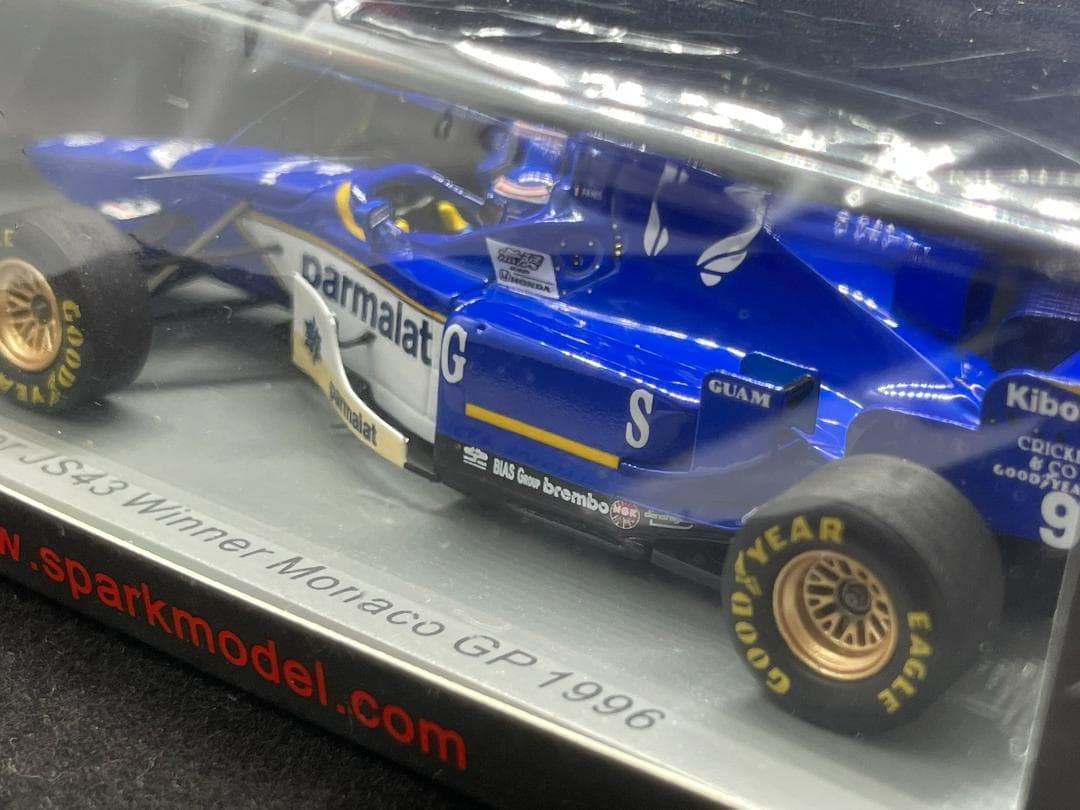 スパーク 1/43 リジェ JS43 モナコGP 1996 Winner パニス