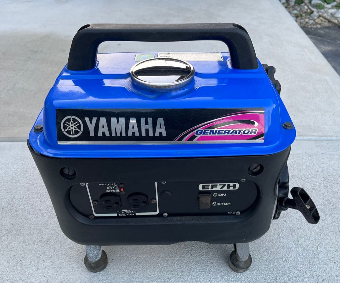 ヤマハ　発電機　EF7H 取り引き限定】【中古品】 ヤマハ yamaha EF7H 発電機 定格周波数:50