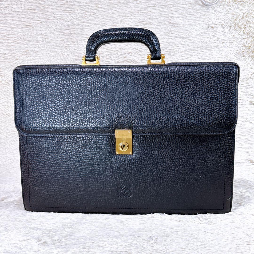 ✨美品✨ロエベ LOEWE ビジネスバッグ アナグラム ブリーフケース A4可