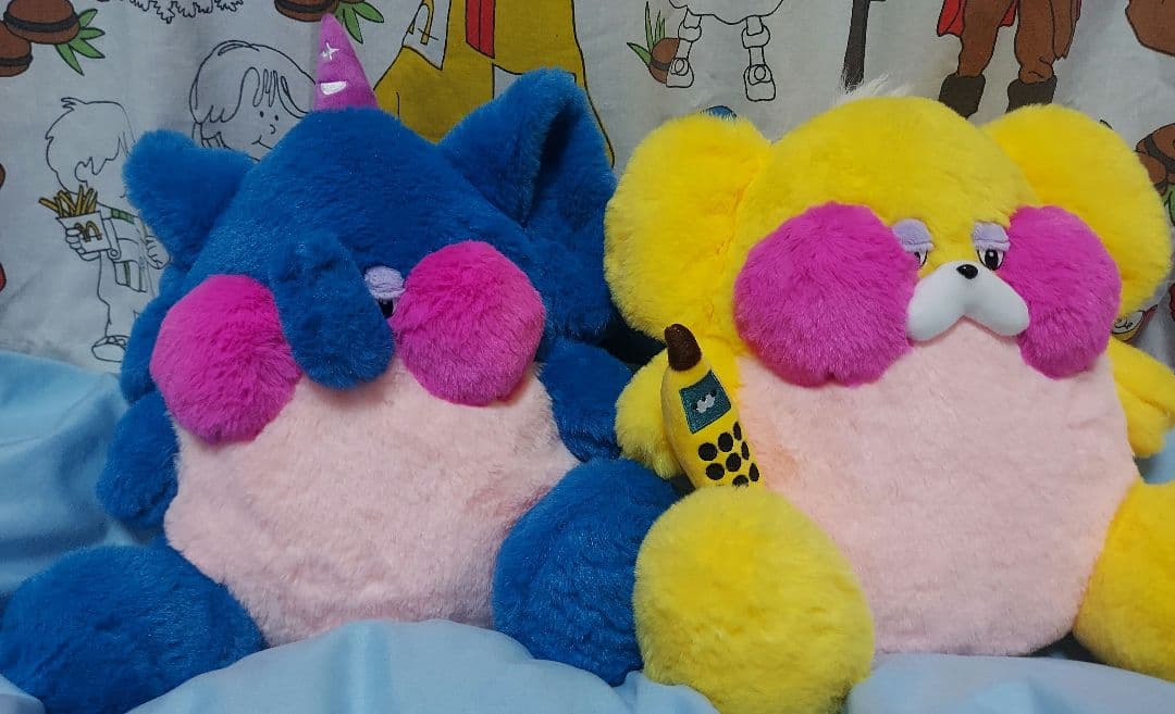 Plushie Love セット Posh Paws 20cm Swizzels Love Hearts Zest Friends Lemon and Lime
