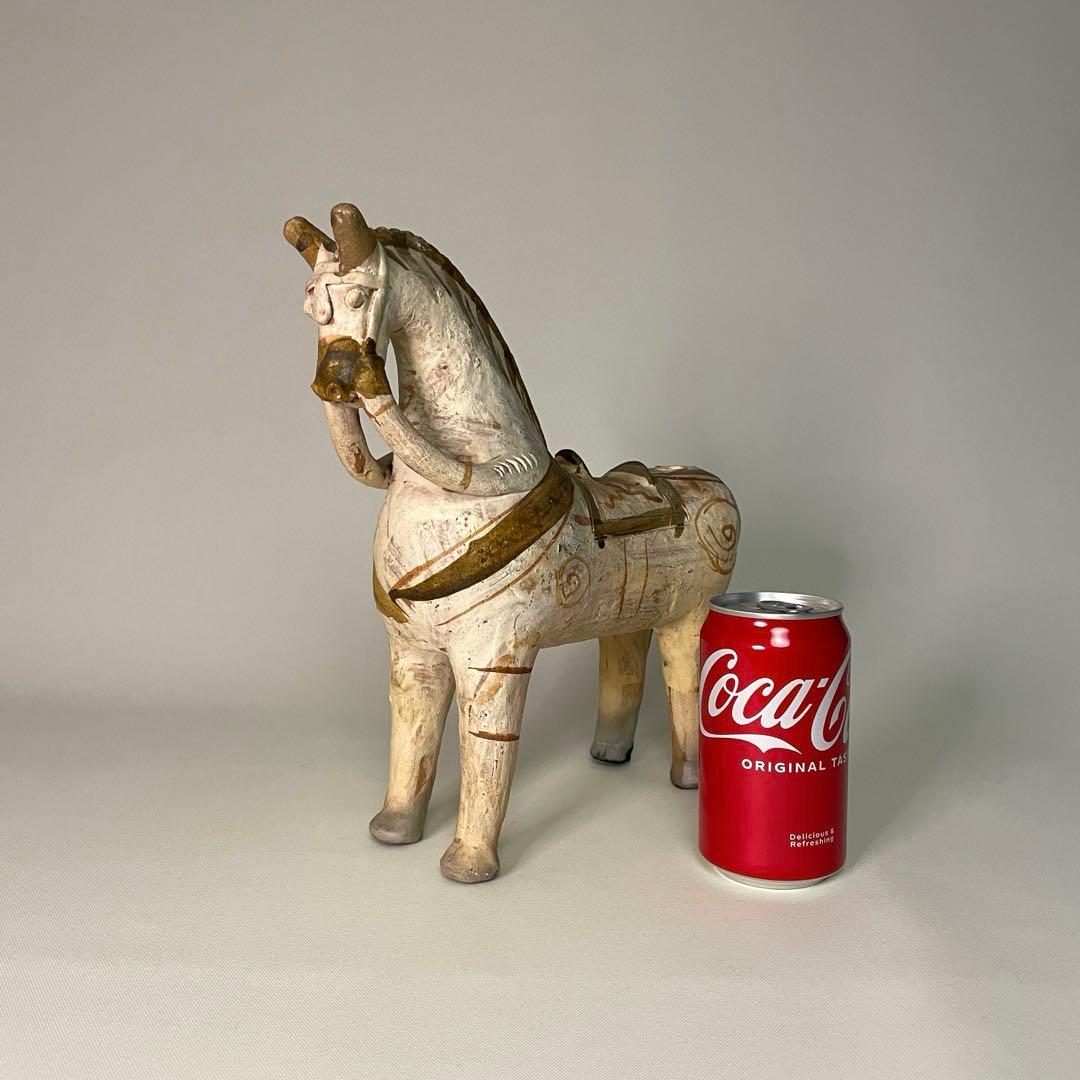 ヴィンテージ ペルー プカラ フォークアート ロバ 馬のオブジェ