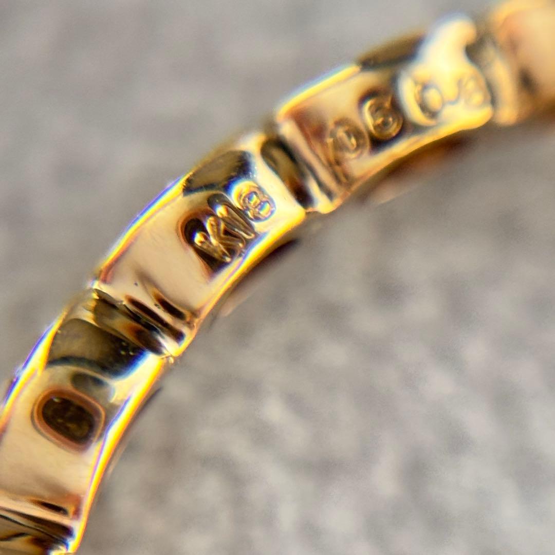 K18 ローズカット フルエタニティリング