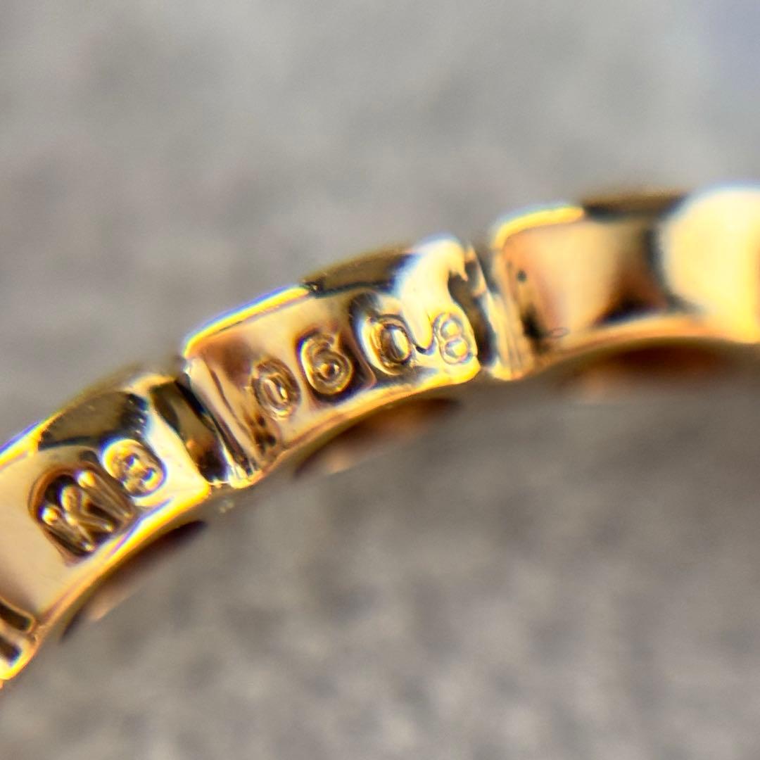 K18 ローズカット フルエタニティリング