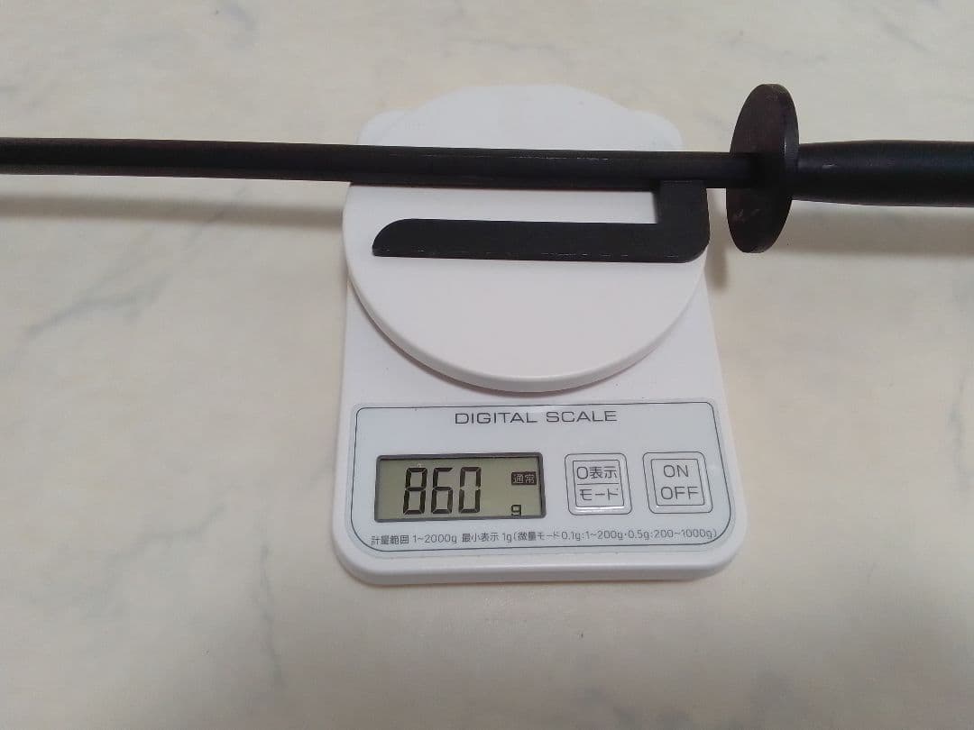 尾形刀剣 十手 打ち払い十手 鉄製 全長約77cm 重量約860g 武具 金属製