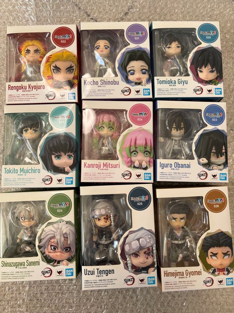 鬼滅の刃　フィギュアーツミニ　柱セット　煉獄杏寿郎　富岡義勇　時透無一郎 鬼滅の刃 フィギュアーツミニ 柱セット 煉獄杏寿郎 富岡義勇 時透無