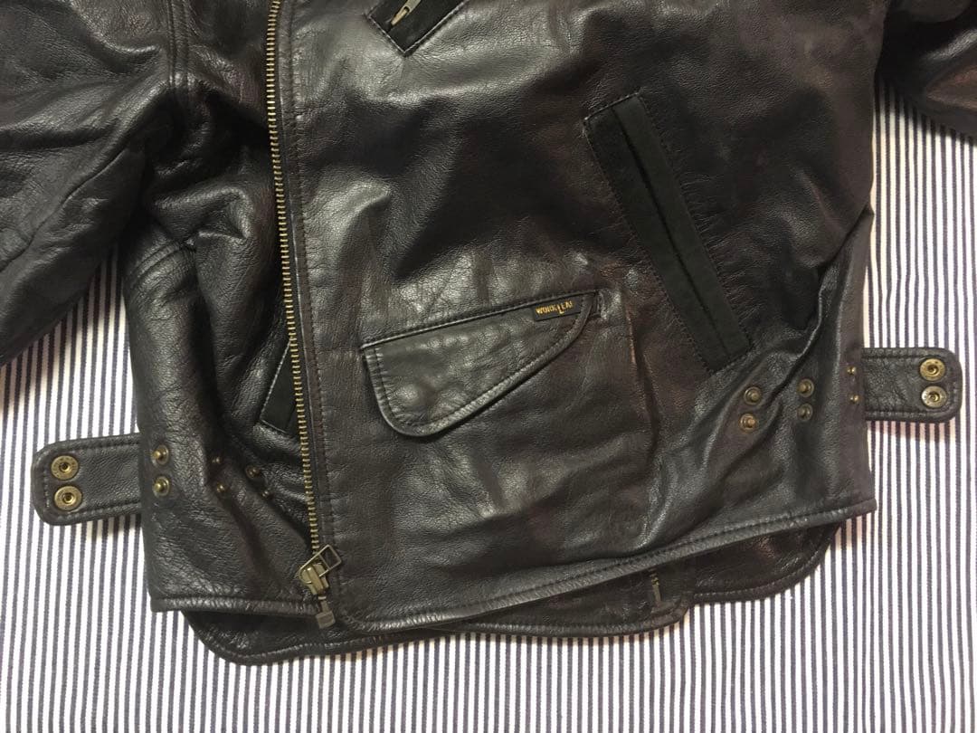 ワークリーフ Workleaf ライダース レザージャケット 革ジャン