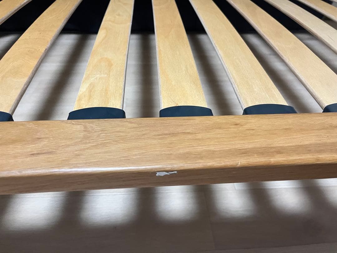 4*1様 ベッドフレーム【無印】、マットレス【ニトリ】