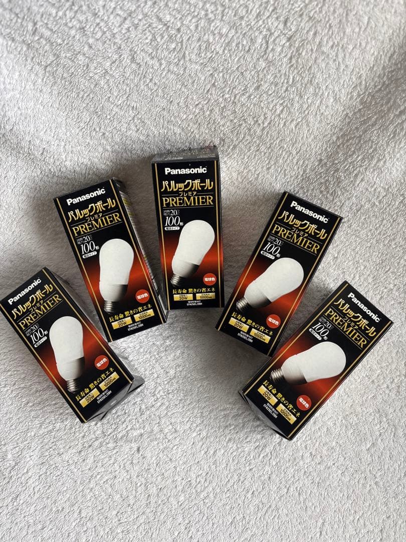 ま*い様 ★☆Panasonicパルックボール プレミア100形電球タイプ 5個 パナソニック パルックボールプレミア D25形 電球色 電球100形タイプ