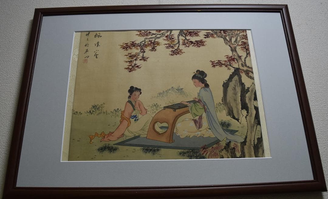 真作保証・中国　美人画　名画　古美術　骨董