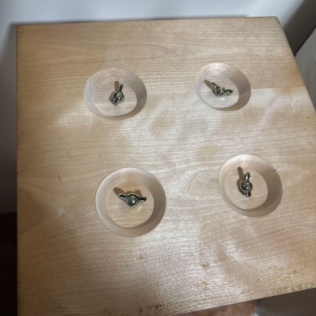 組紐　丸台　長沼静　重り付き（中心重り12個 組玉16個）収納バッグ