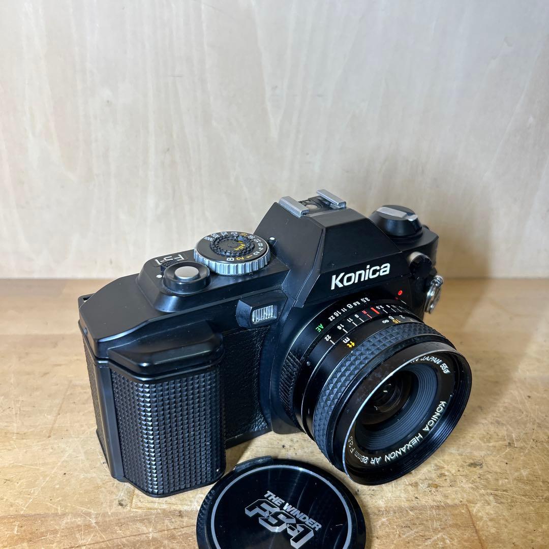Konica FS-1+銘玉HEXANON AR 28 f3.5 完動極美品