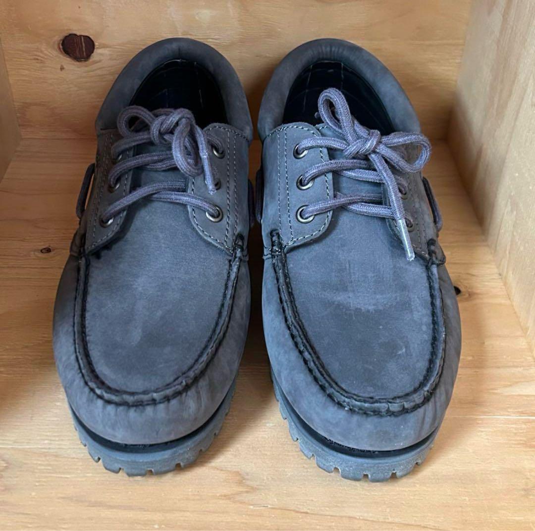 Timberland 26cm Dグレー デッキシューズ ティンバーランド