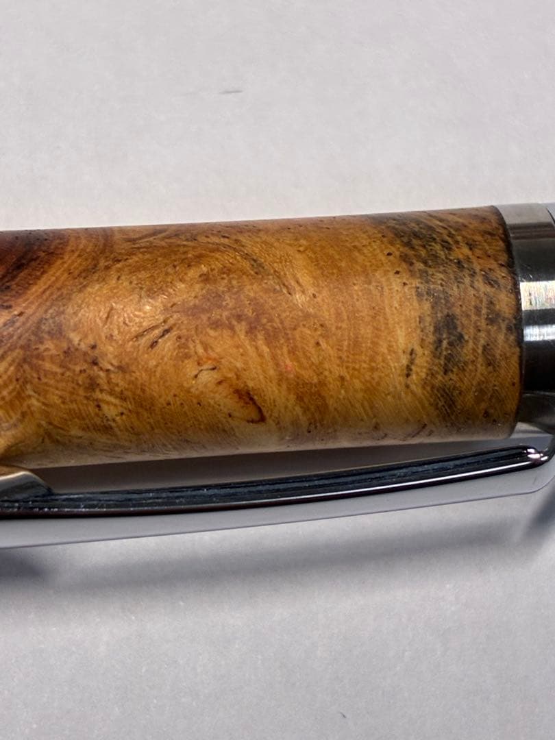 工房楔　シャープペン　花梨紅白　こぶ杢 0.5