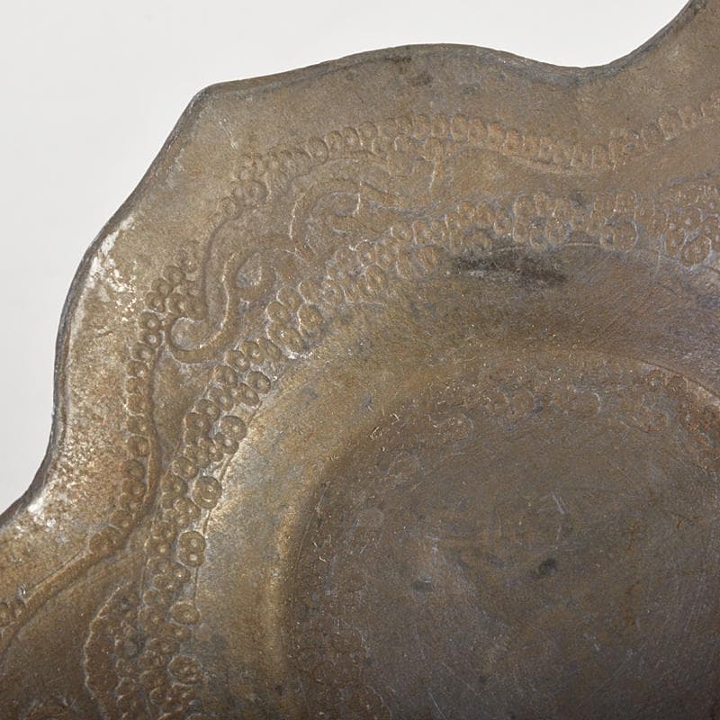 中国 古錫 洸存周款 木瓜式 茶托 五客 合計約186g V R7463 - メルカリ