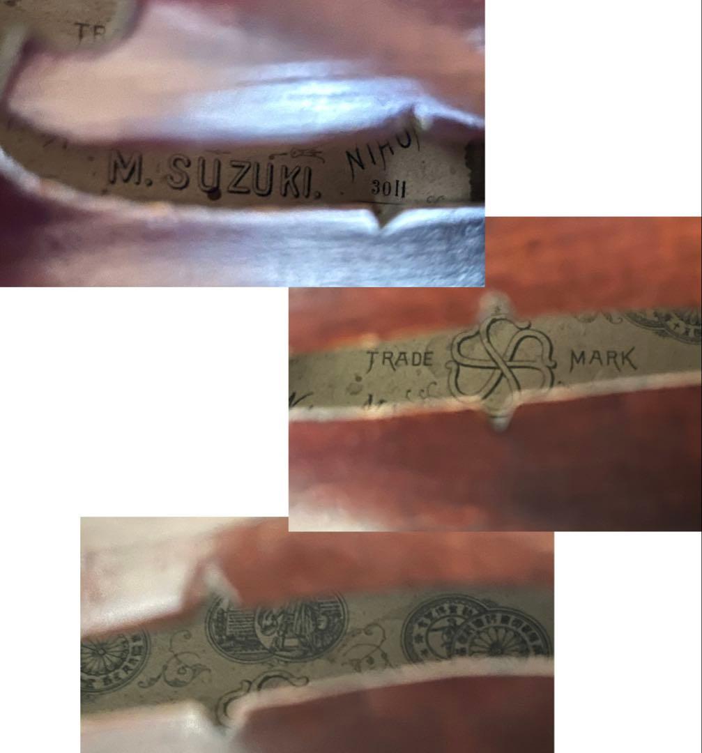 値下げ・オールドバイオリン・鈴木バイオリン 1900年