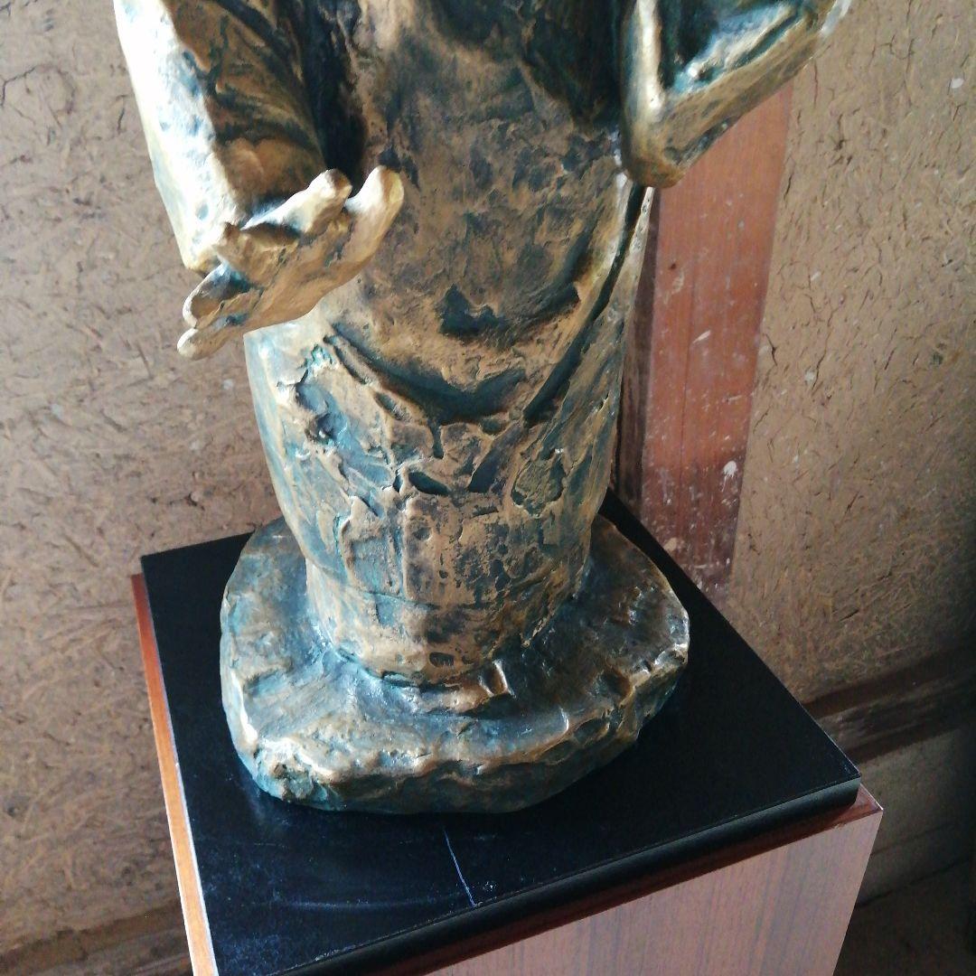 北村西望 少女 ブロンズ像 62cm 約19.6kg