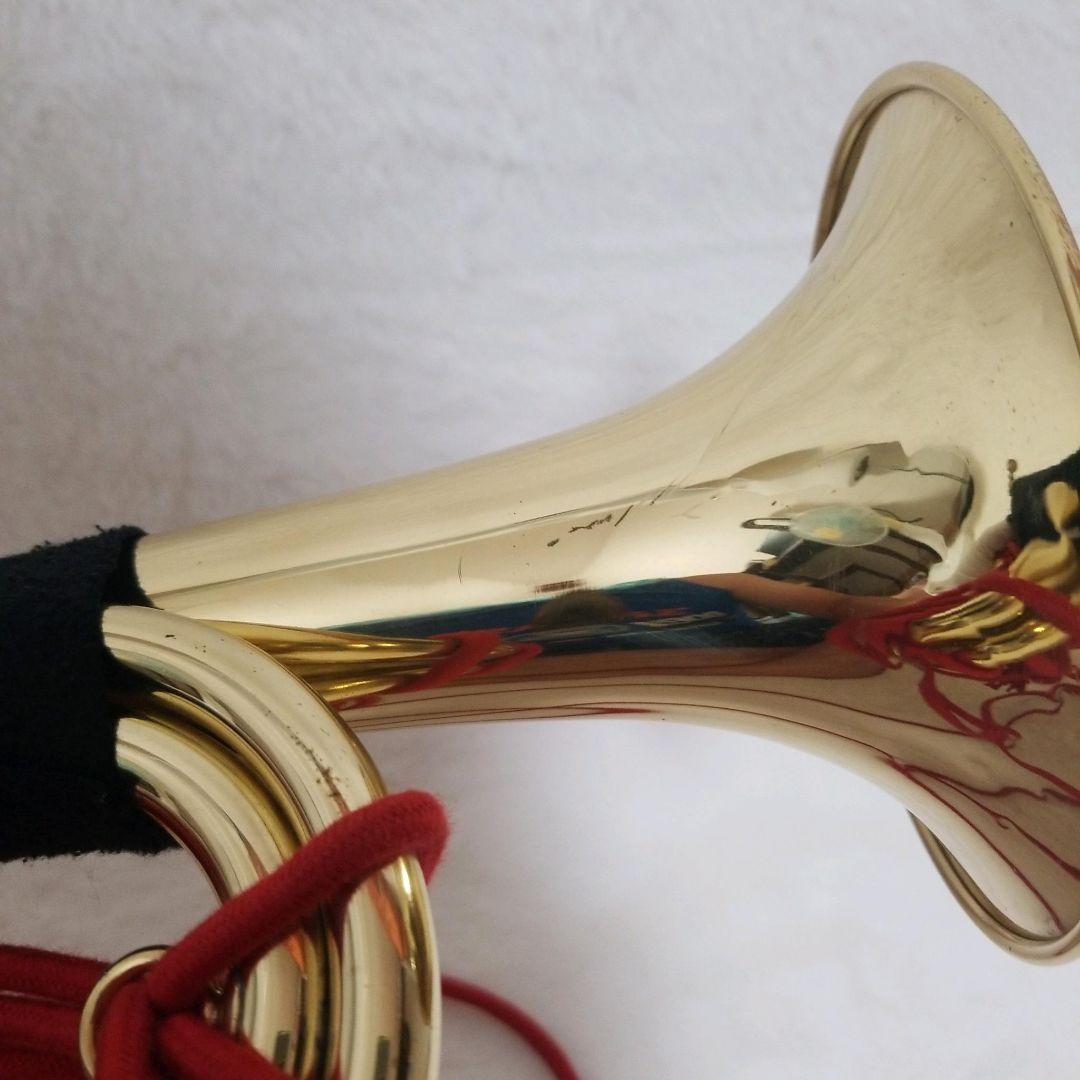 陸上自衛隊　らっぱ　信号らっぱ　 ラッパ ケース付き　らっぱ手