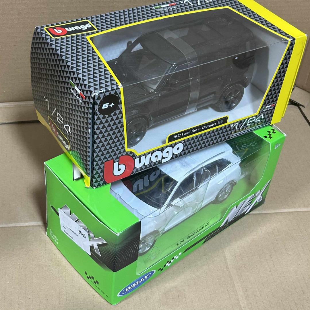 1/24 Maisto Bburago WELLY 4台セット