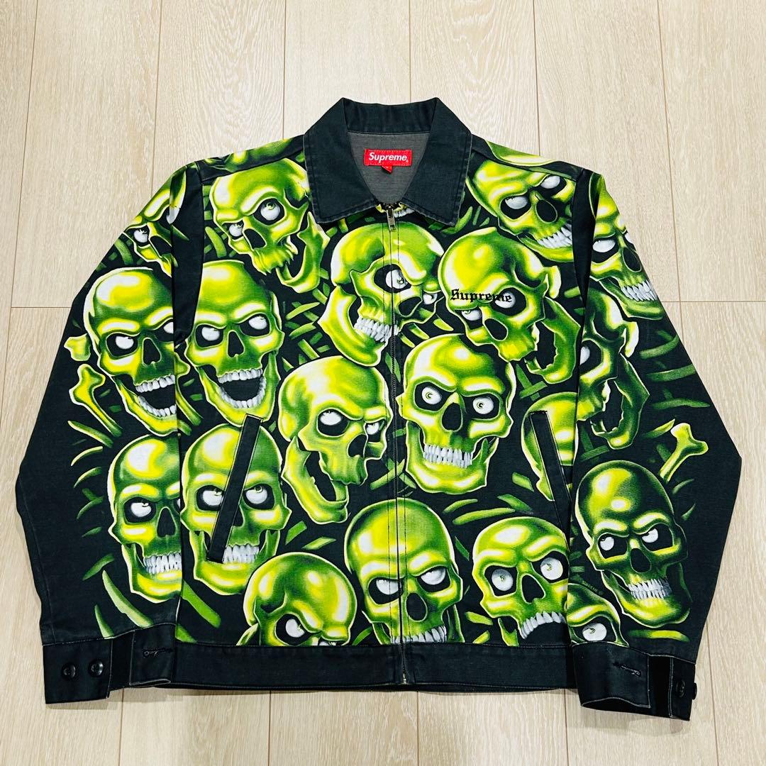 ジャケット・アウター Supreme Skull Pile Work Jacket 18SS