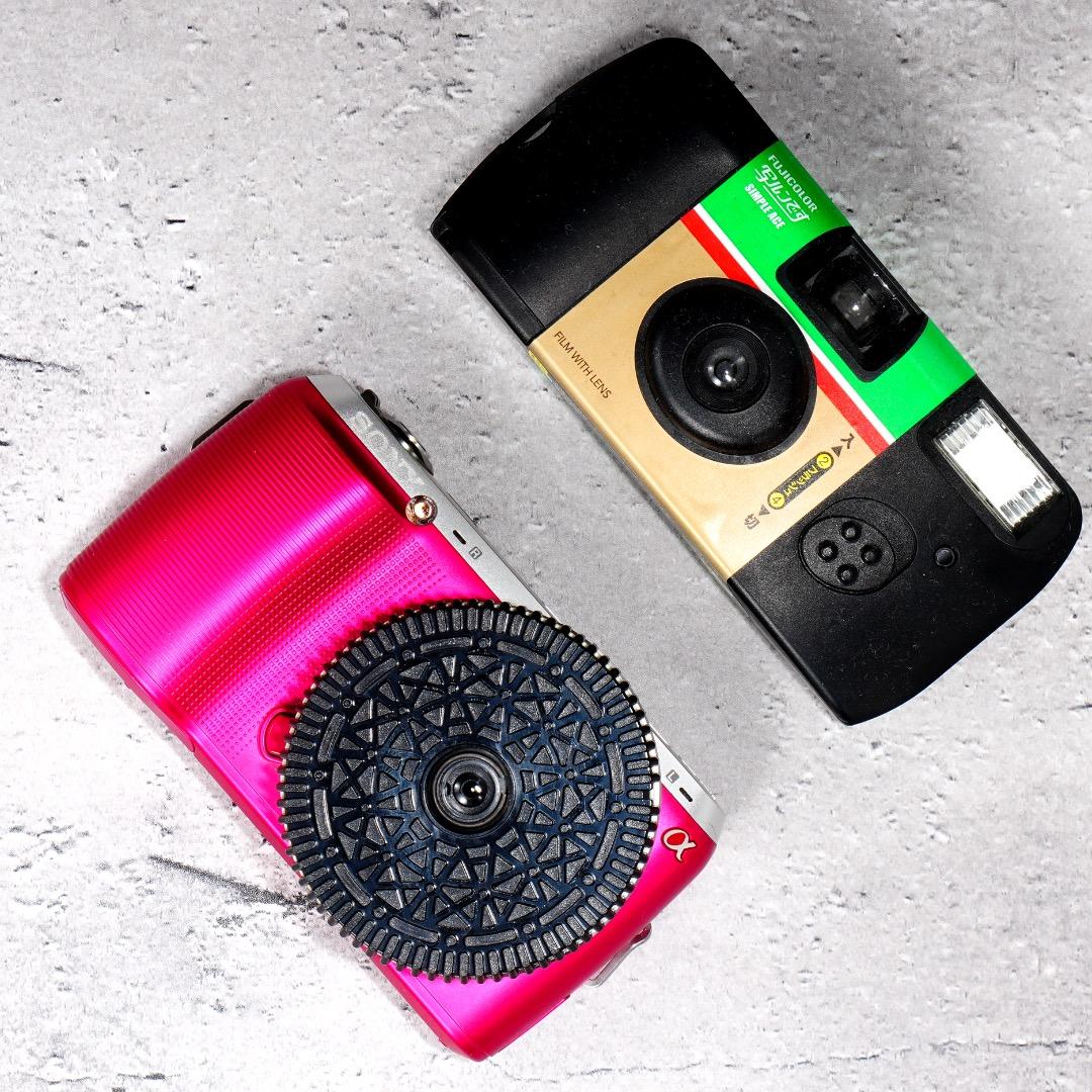 無限写ルンです】SONY ミラーレス一眼 NEX-C3 オレオレンズキット