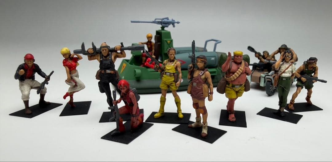 プラモデル　全塗装完成品　マックスファクトリー太陽の牙ダグラム　18点セット