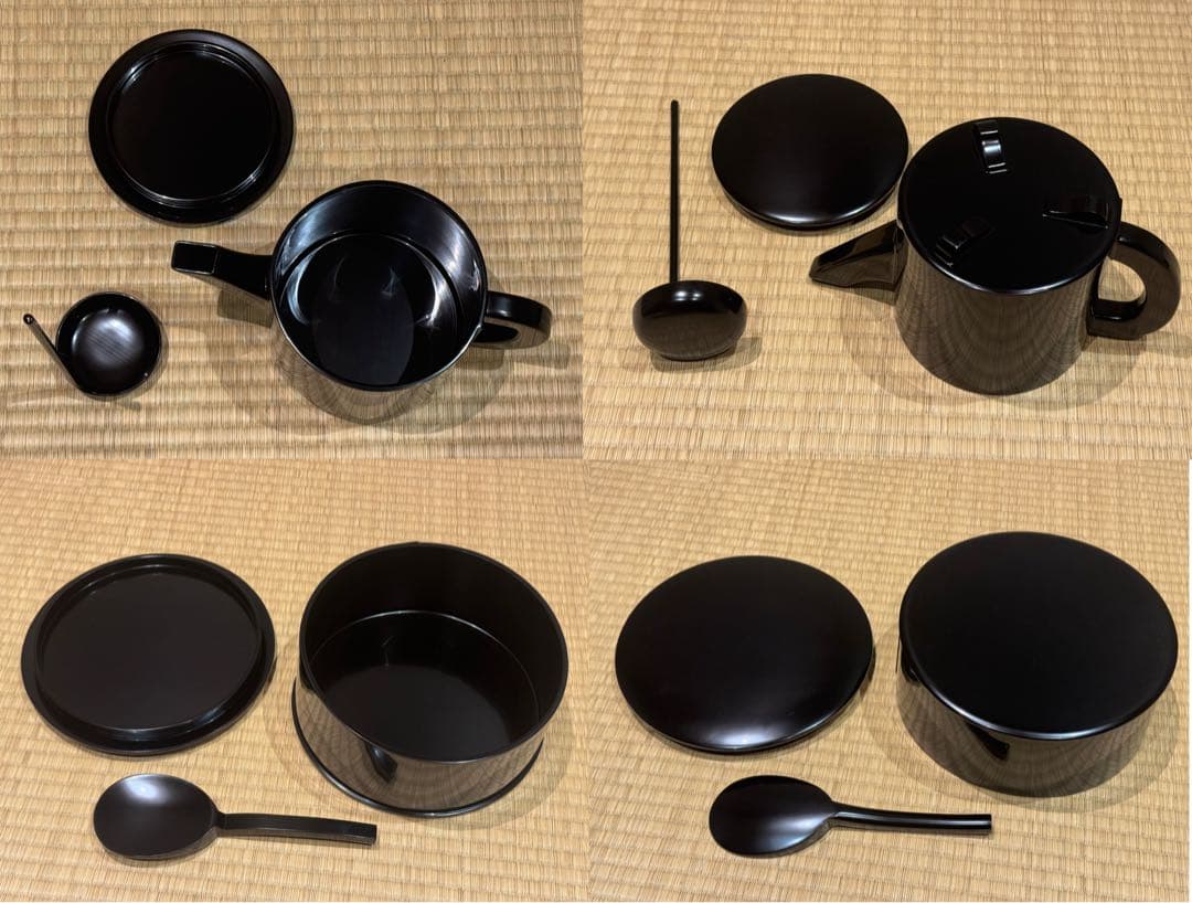 輪島塗 塗師 角藤弘悦 懐石道具 五客揃 共箱 引き盃 盃台