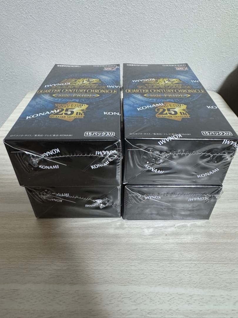 遊戯王　4BOXセット　シュリンク付き