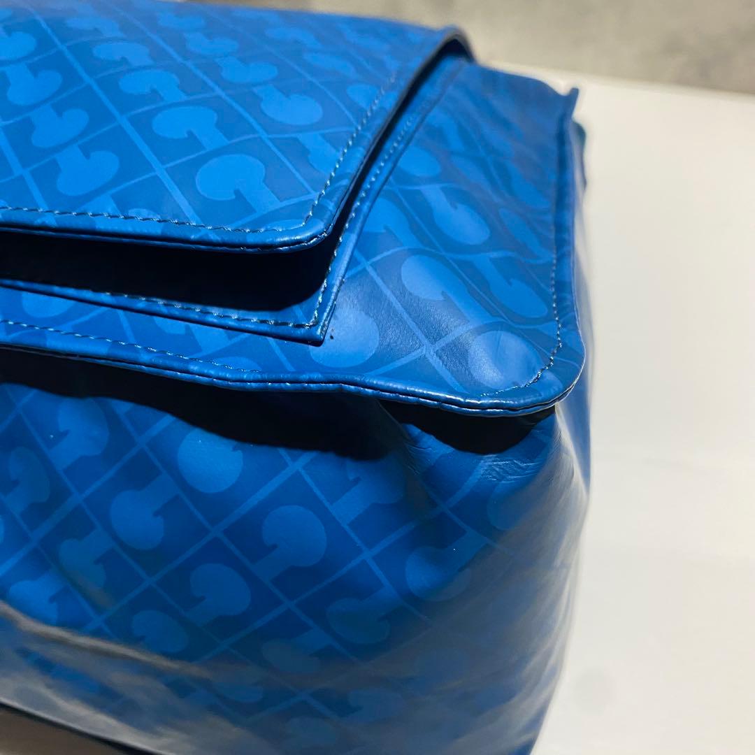 【極美品】GHERARDINI　ソフティ　ショルダーバッグ　ブルー