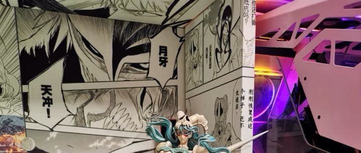 BLEACH  黒衣少年図 ネリエル ガレージキット ガレキ スタチュー①①