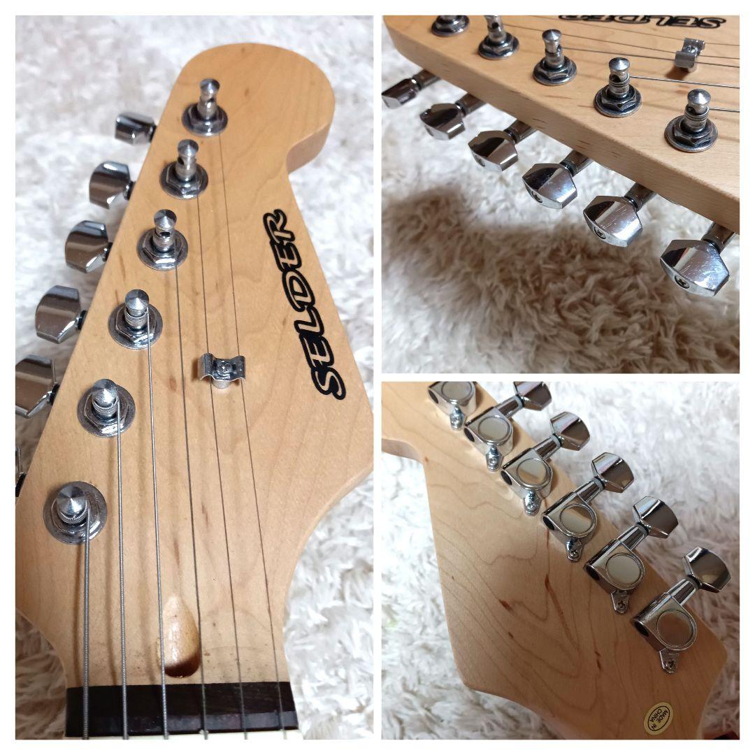 良品 パープル 紫 初心者 ビギナー エレキギター ストラトキャスター