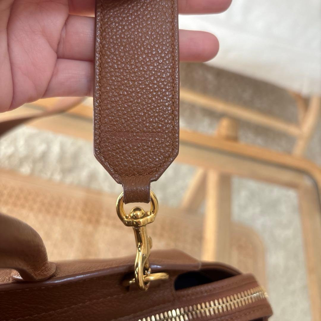 SAINT LAURENTサンローラン　ダウンタウン　ベイビー　ブラウンレザー