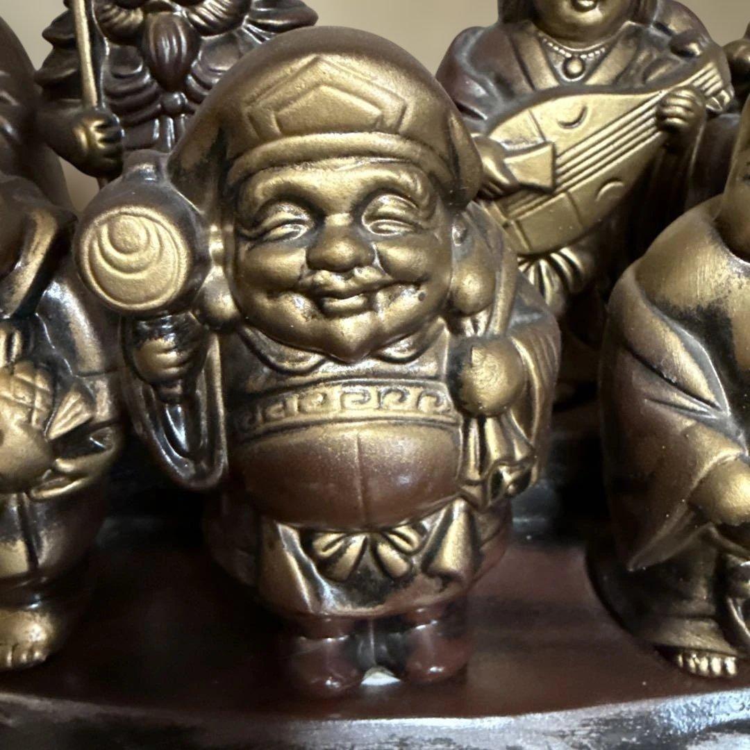 ☆七福神の置物☆高さ47cm 幅33cm☆縁起物☆ 商売繁盛・家内