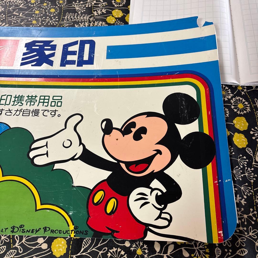 昭和レトロ　販促用看板　象印　ミッキーマウス　 非売品　1961年〜1974年