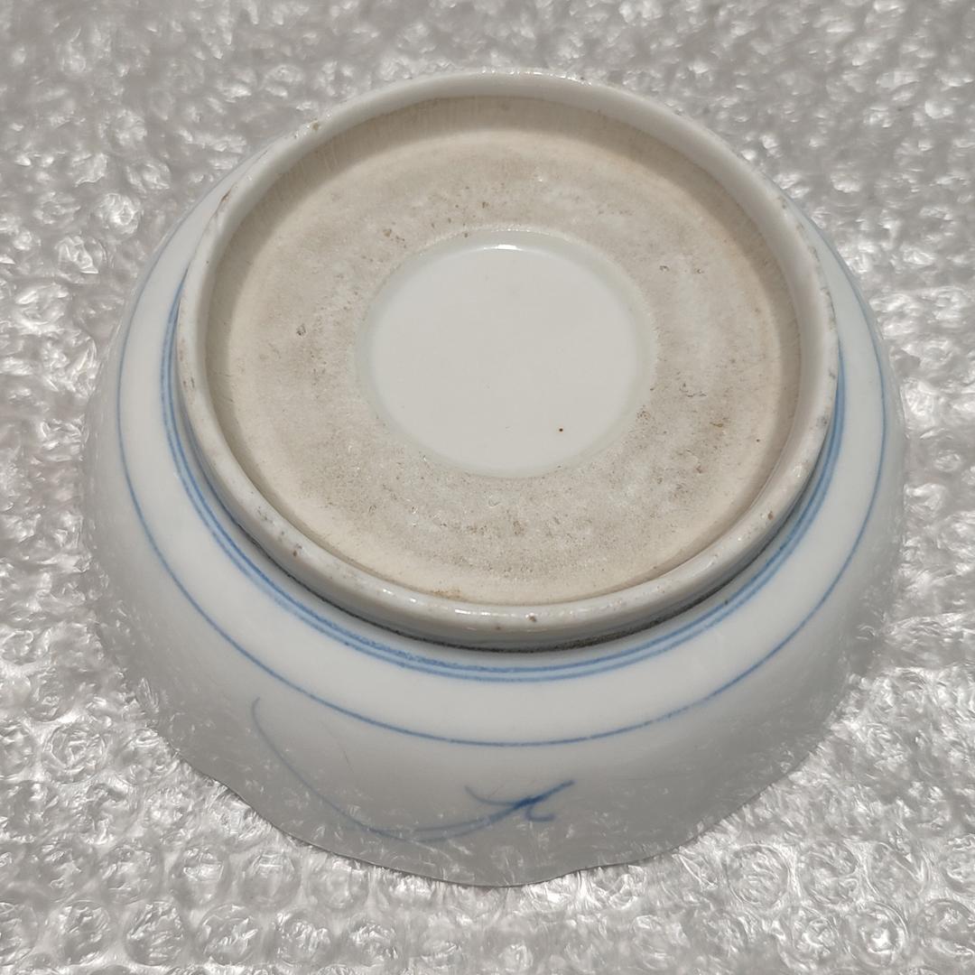 古伊万里 染付 なます皿 江戸後期 6客セット