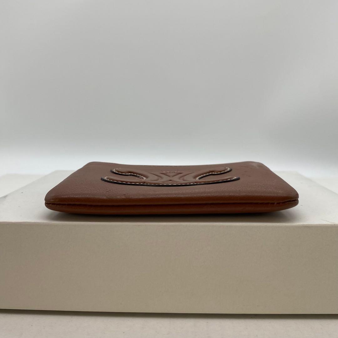 セリーヌ　ケース　キーリング　小銭入れ　ラウンドファスナー　トリオンフ