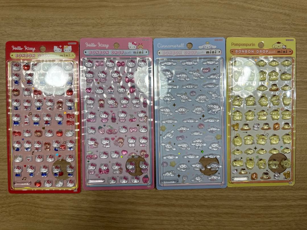 【国内正規品】 ボンボンドロップシール ミニ サンリオ 8種セット