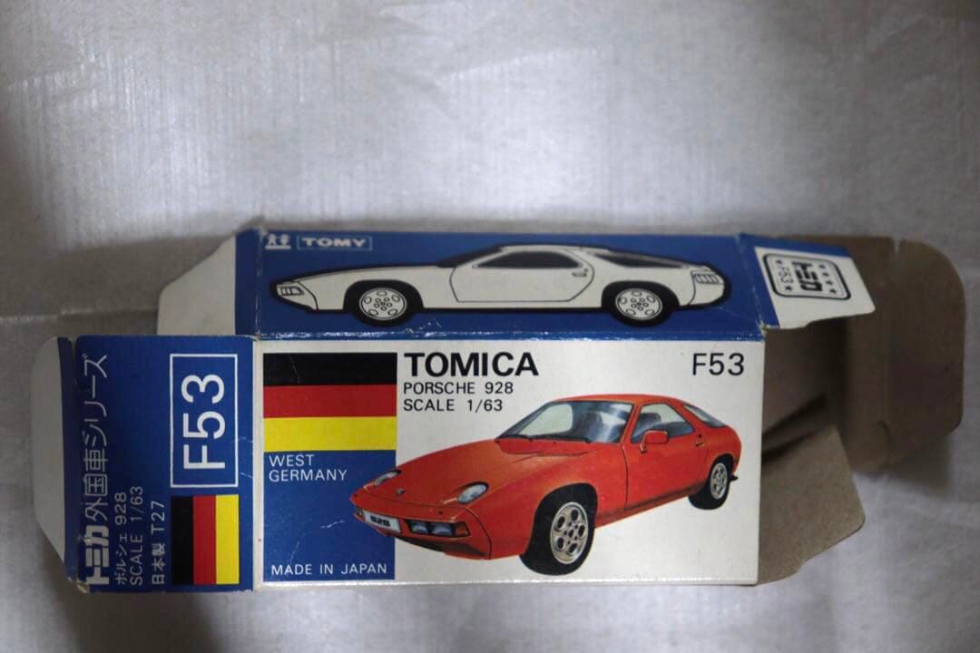 日本製　トミカ　外国車シリーズ　ポルシェ　928 F53