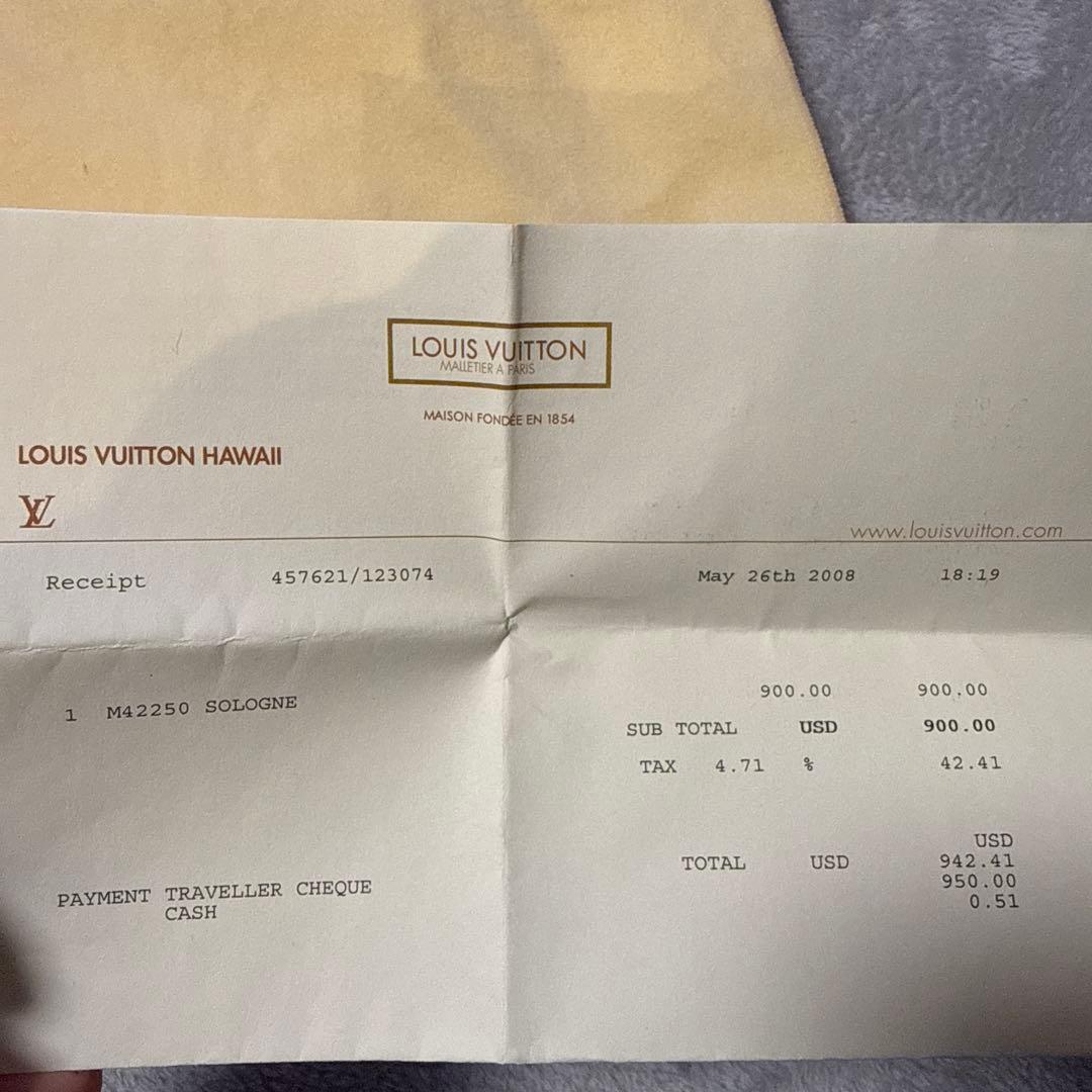 美品　Louis Vuitton ソローニュ　モノグラム ショルダーバッグ