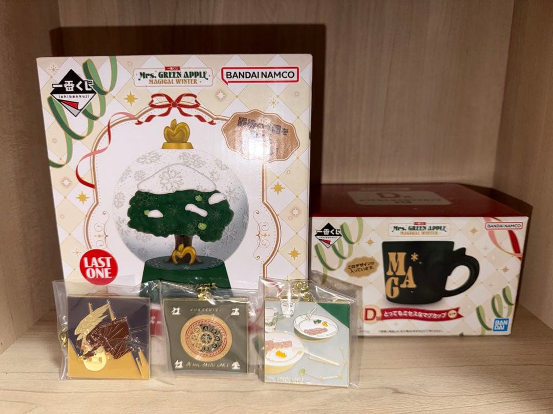 一番くじ Mrs. GREEN APPLE D賞マグカップ ラストワン賞セット - メルカリ