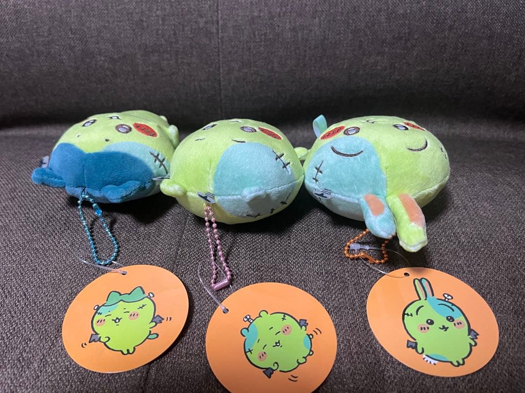 ちいかわ 仮装たのしい〜！マスコット (ゾンビ) 3人セット