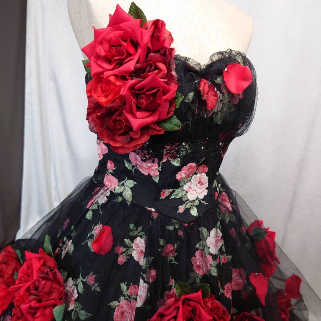 再入荷★13-15号サイズ★クラウディア高級カラードレス