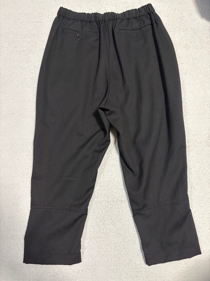 【美品】AD2016 コムデギャルソン ウールギャバ ボタン付サルエルパンツ S