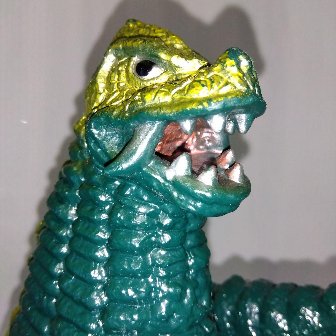 無版権　レッドキング　ソフビ　グレートザウルスシリーズ風　マルサン　ブルマァク