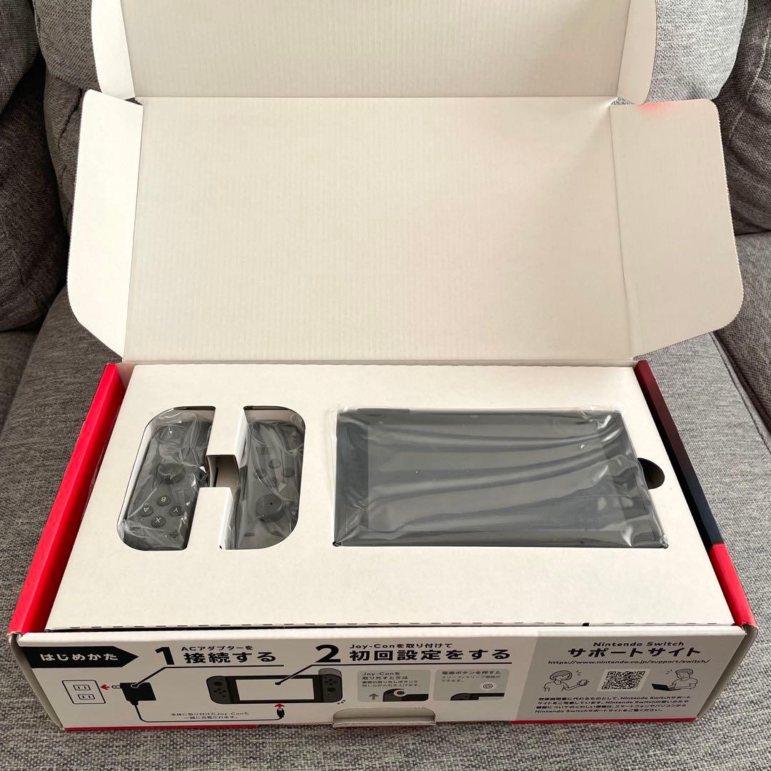 Nintendo Switch本体Joy-Con(L)/(R) グレー動作確認済