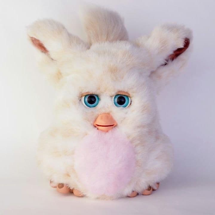 稼働品】キャラメルシロップ ブルー目 ドイツ語版 ファービー2 2005